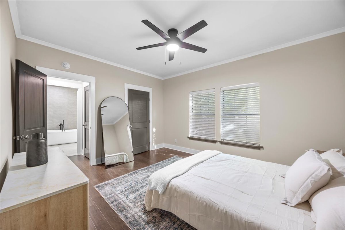 Primary bedroom with ensuite