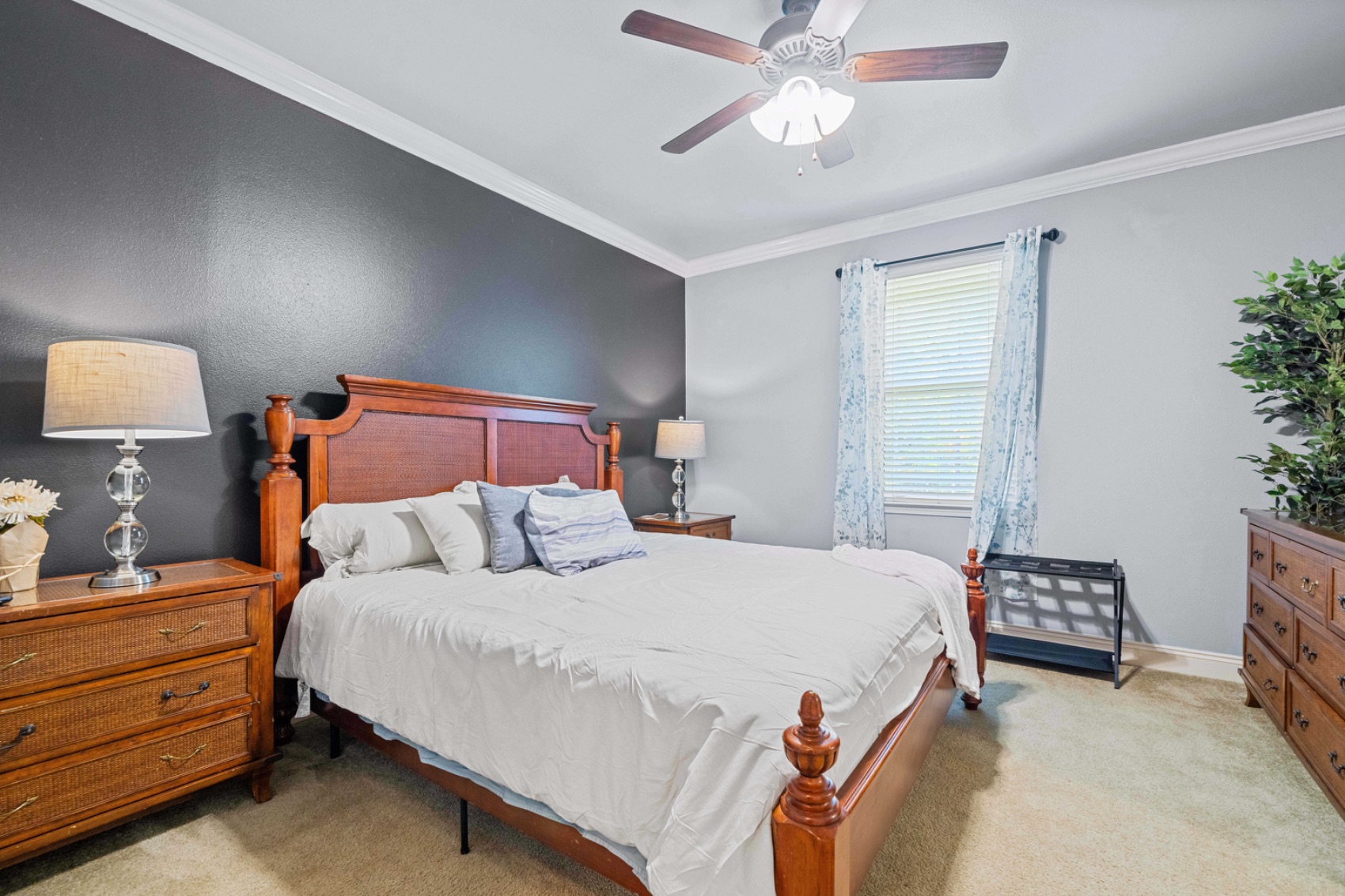 Sound Haven Townhome — primary bedroom